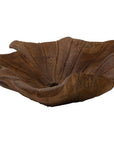 All Teak Bowl - Dark Brown