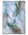 Mercury Hand - Abstract Art - Blue