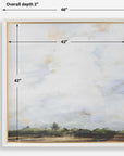 Whispering Cloudscapes - Landscape Print - Light Brown