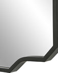 Casmus - Iron Wall Mirror - Black