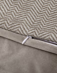 Fairfield - Twin Linen Coverlet Set Set of 3 - Cream / Tan