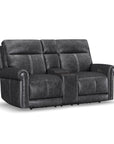 Alexander - Power Reclining Loveseat With Console, Power Headrest & Lumbar
