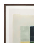 Sunny Patchwork Framed Print Set of 2 - Gray