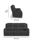 Ziggy - Power Reclining Sofa With Power Headrest, Lumbar, Heat & Massage