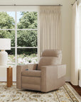 Dutch - Power Swivel Gliding Recliner With Power Headrest, Lumbar, Heat & Massage