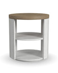 Melody - Round End Table - White
