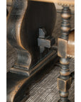 Hill Country - Bandera 86" Table With 2-18" Leaves - Dark Brown