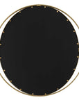 Rhodes - Gold Round Mirror