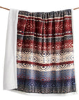 Campfire - Home On The Range Aztec Campfire Sherpa Throw 6 Per Carton - Multi Color