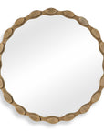 Marietta - Round Brass Mirror - Brass / Gold