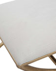 Crossing - Small Bench - White