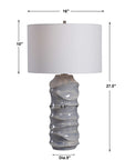 Waves - Table Lamp - Blue & White