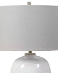 Winterscape - Glaze Table Lamp - White