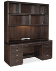 Work Your Way - House Blend Computer Credenza - Dark Brown