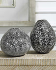 Cosmic - Black & White Vases (Set of 2) - Black