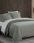 Lyocell - Queen Eucalyptus Duvet Cover Set Set of 3 - Sage
