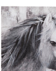Meg Canvas Art - Dark Gray