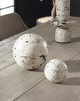Nouveau - Indoor-Outdoor Spheres (Set of 2) - Black / White