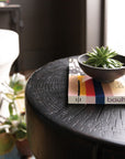 Commerce And Market - Carved Stump Side Table