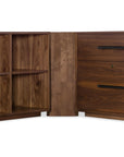 Elon - Bunching Short Bookcase - Dark Brown