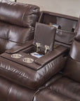 Ranger - Power Reclining Sofa With Console, Power Headrest, Lumbar, Heat & Massage