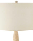 Perkins - Travertine Table Lamp - Brown