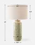Laurel - Sage Ceramic Table Lamp - Green