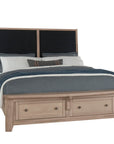 Woodbridge - Storage Upolstered Bed - Wood