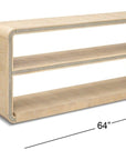 Damone - Console Table - Cerused White Oak