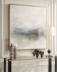 Foggy Morning - Abstract Art - Light Brown