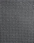 Stonewashed Cotton Waffle Weave - Queen Duvet Cover Set Set of 3 - Slate
