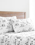 Ranch Life - Twin 200TC Cotton Sheet Set Set of 3 - Black