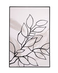 Harmony II Canvas Art - White / Black
