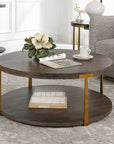 Palisade - Round Wood Coffee Table