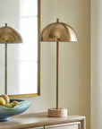 Dunham - Brass Buffet Lamp - Gold