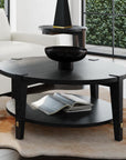 Whitfield - Round Cocktail Table - Black