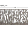 Amadahy - Metal Wall Art - Silver