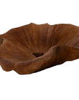 All Teak Bowl - Dark Brown