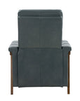Lewiston B - Push Thru The Arm Recliner - Bluegray