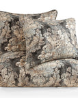 Victoria - King Washed Linen Duvet Cover Set Set of 3 - Multi Color