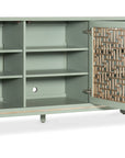 Commerce And Market - Trellis Entertainment Credenza - Light Blue