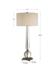 Crista - Crystal Lamp - Silver
