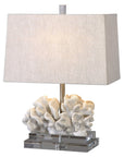 Coral - Sculpture Table Lamp - White