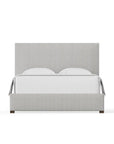 Choices - Amelia Upholstered Bed - Gray Stripe