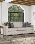 Milo - Fabric Sofa With Nailhead Trim