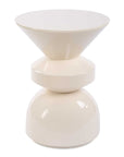 Lyford - Modern Accent Table - White