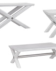 Nadine - Cocktail Table - White