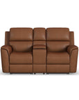 Henry - Power Reclining Loveseat With Console & Power Headrests & Lumbar