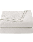 Cotton Comfort - Full/Queen Quilt Set Set of 3 - White