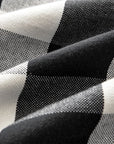 Camille - King Buffalo Check Comforter Set Set of 3 - Black / Natural